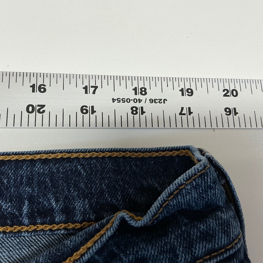 Levi's Premium Wedgie Straight Jeans Women's 20W Dark Wash Denim - Picture 7 of 9